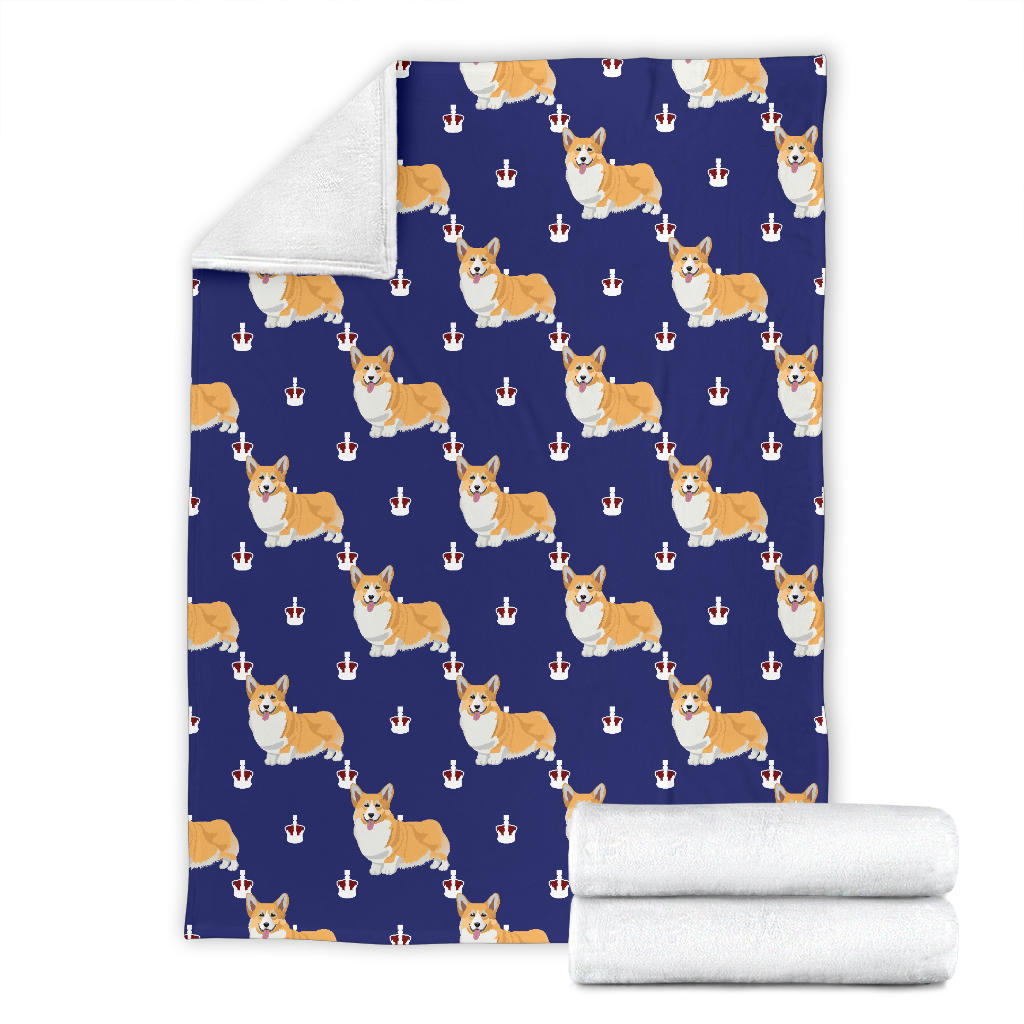Pembroke Welsh Corgis Pattern Print Design A07 Premium Blanket