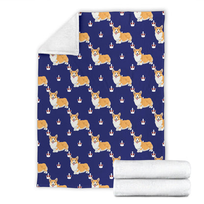 Pembroke Welsh Corgis Pattern Print Design A07 Premium Blanket