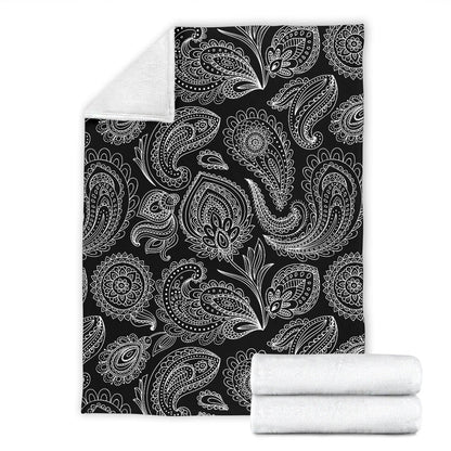 Paisley Pattern Print Design A04 Premium Blanket
