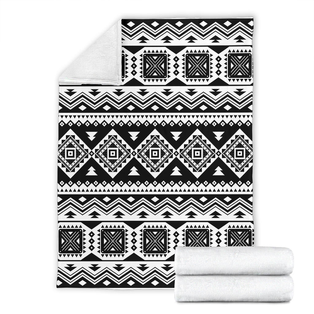 Aztec Pattern Print Design 08 Premium Blanket