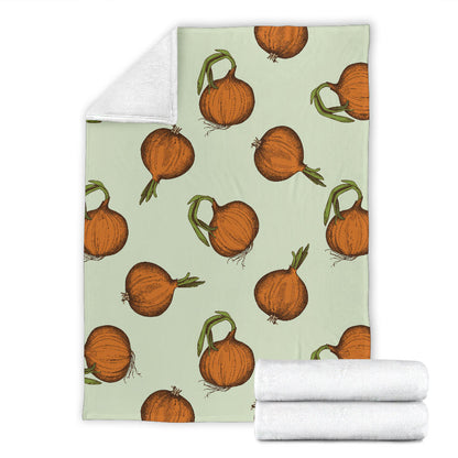 Onion Pattern Print Design A05 Premium Blanket