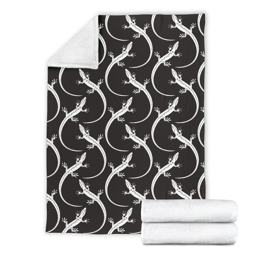 lizard Pattern Print Design 01 Premium Blanket
