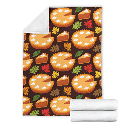 Pie Pattern Print Design A03 Premium Blanket