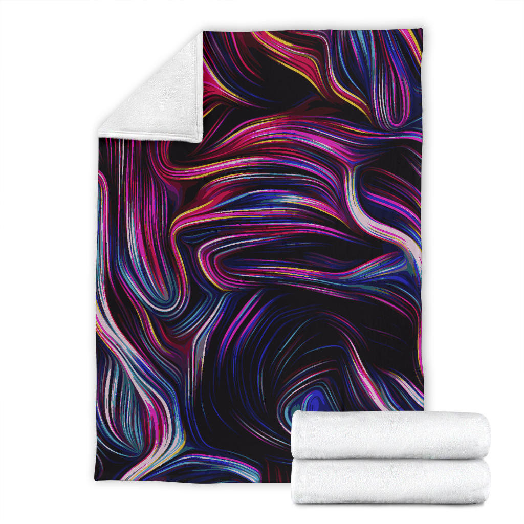 Liquid Pattern Print Design 01 Premium Blanket