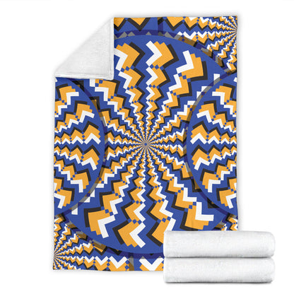 Optical illusion Pattern Print Design A01 Premium Blanket