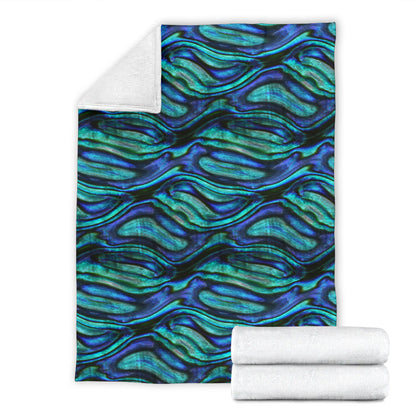 Abalone Pattern Print Design 02 Premium Blanket