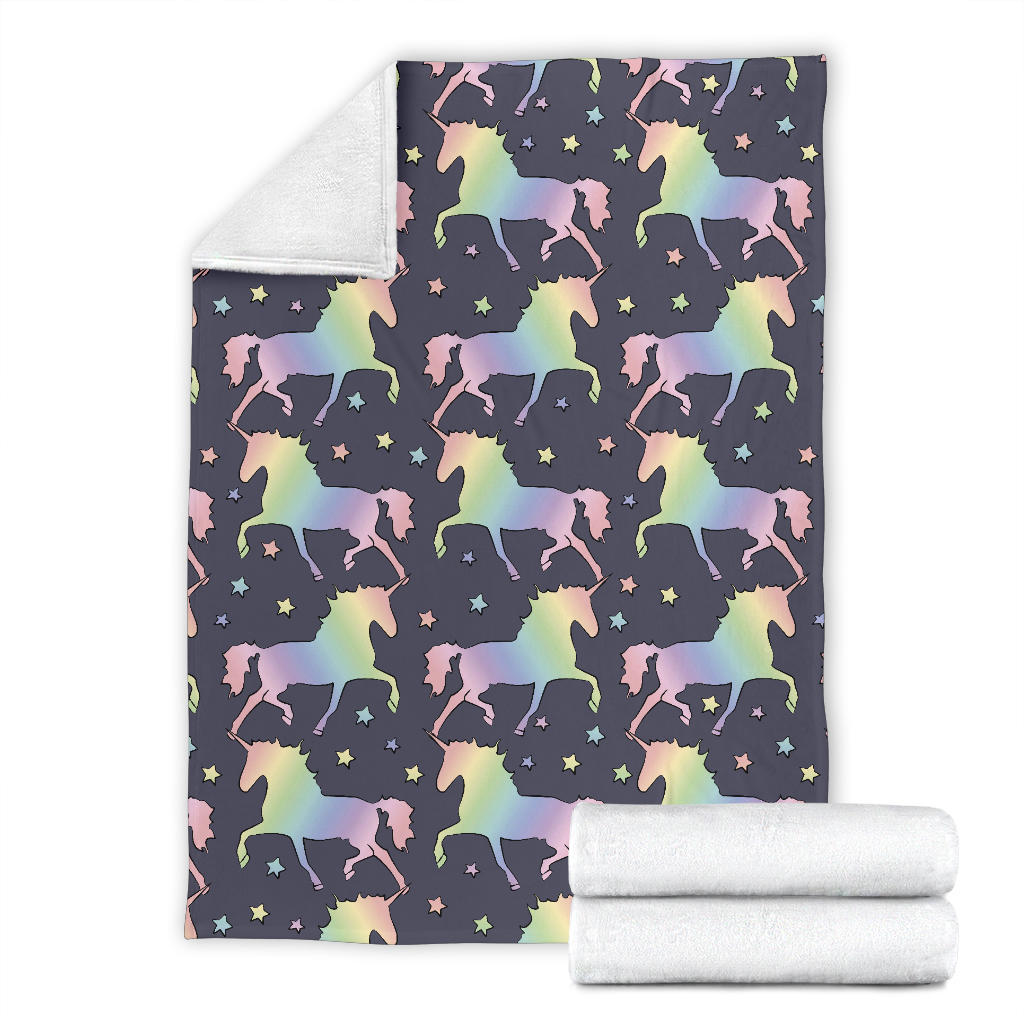 Rainbow Pattern Print Design A05 Premium Blanket