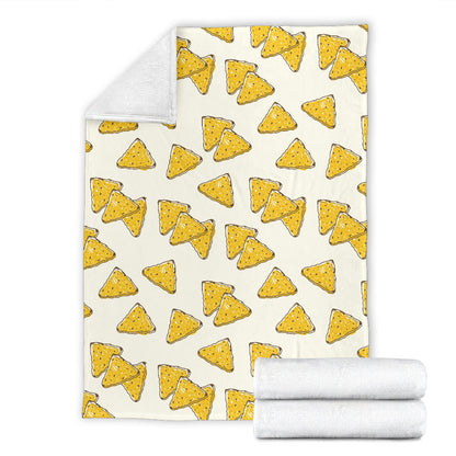 Nachos Pattern Print Design A01 Premium Blanket