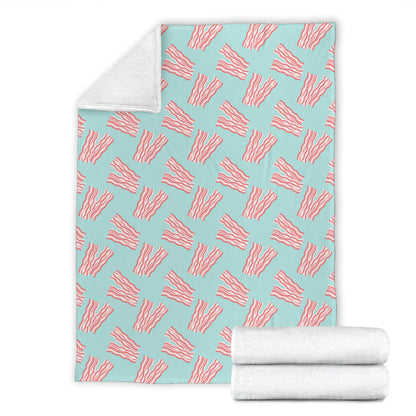 Bacon Pattern Print Design 04 Premium Blanket
