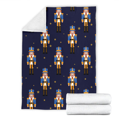Nutcracker Pattern Print Design A04 Premium Blanket