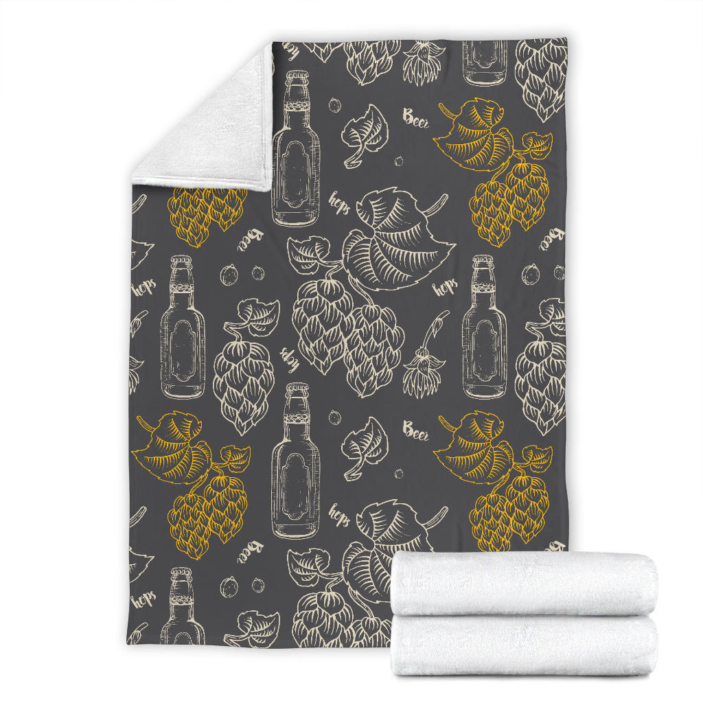 Hope Pattern Print Design 01 Premium Blanket