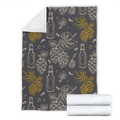 Hope Pattern Print Design 01 Premium Blanket