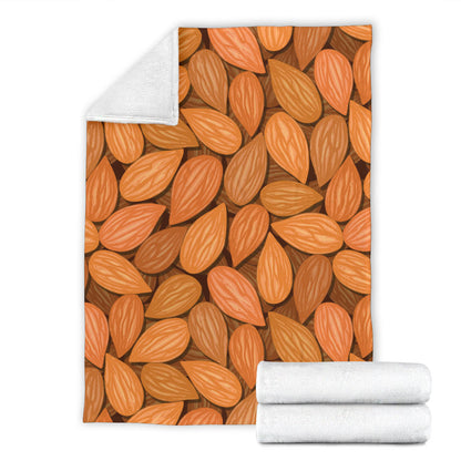 Almond Pattern Print Design 01 Premium Blanket