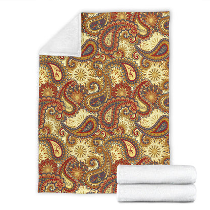 Boho Pattern Print Design 08 Premium Blanket