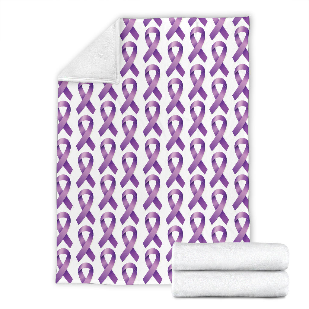 Pancreatic cancer Pattern Print Design A01 Premium Blanket