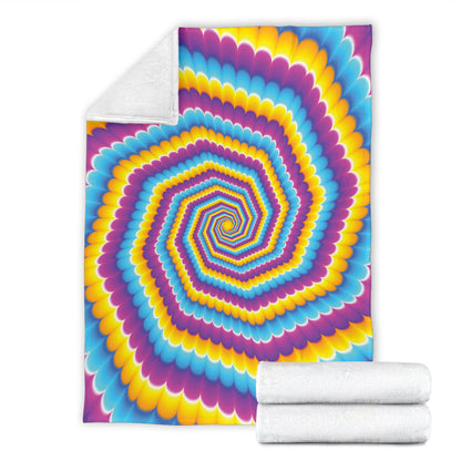 Optical illusion Pattern Print Design A04 Premium Blanket