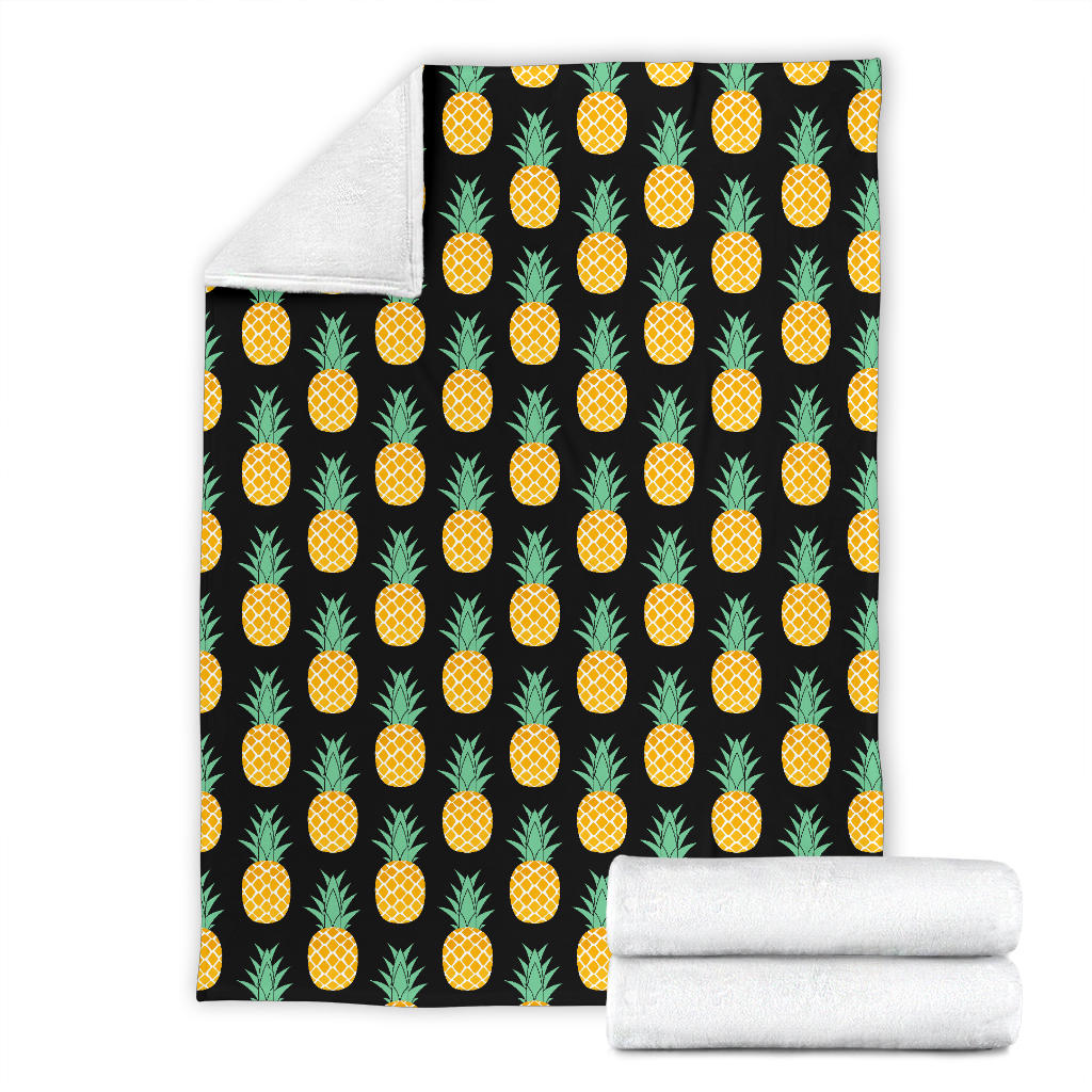 Pineapple Pattern Print Design A03 Premium Blanket