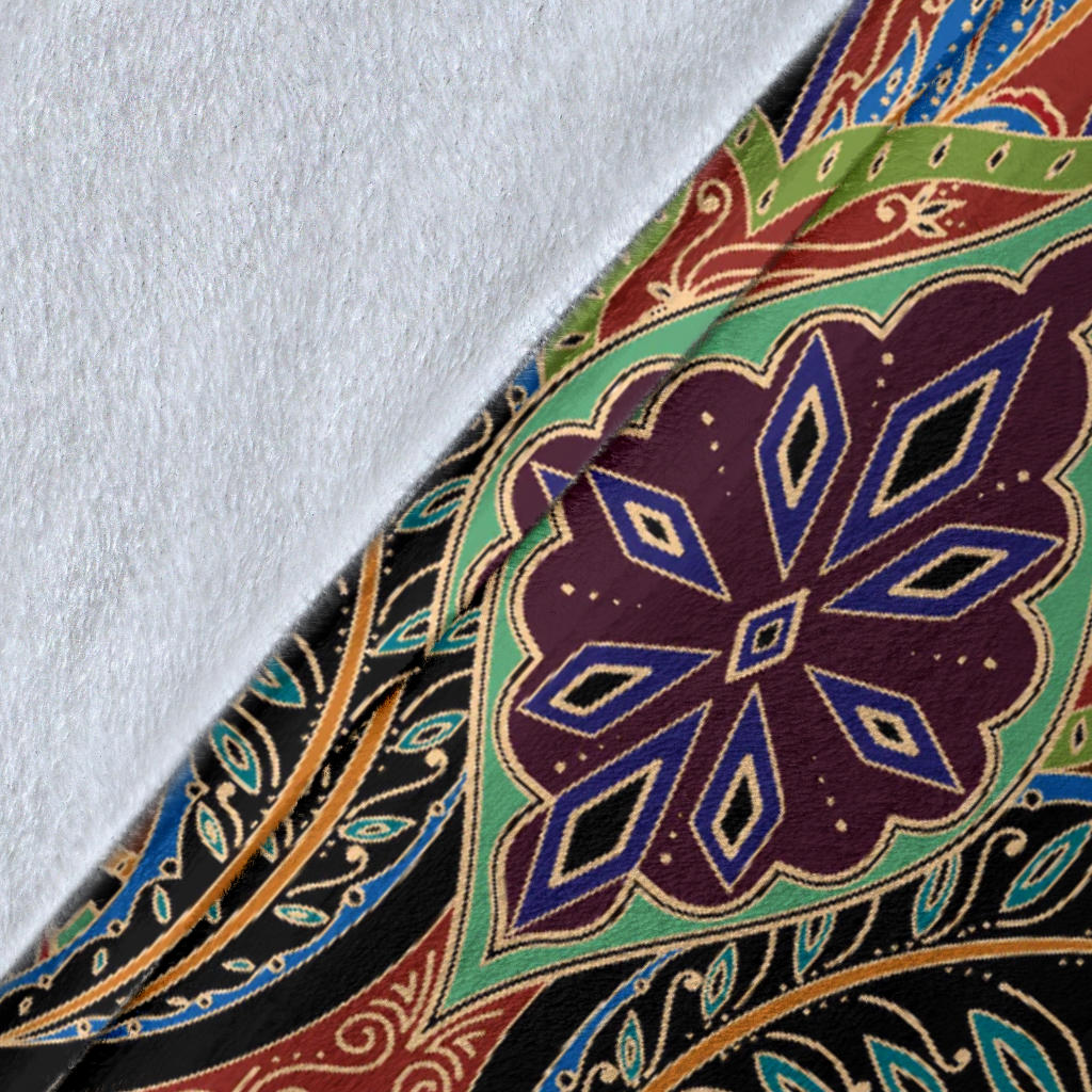 Bohemian Pattern Print Design 06 Premium Blanket