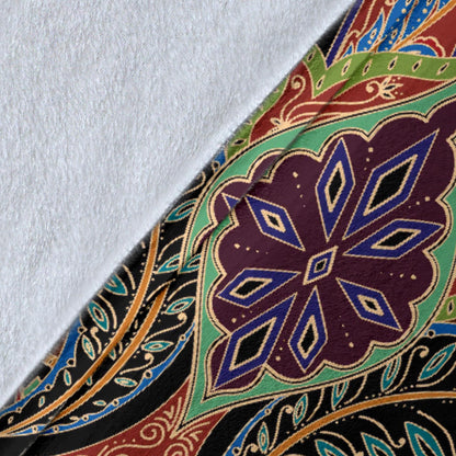 Bohemian Pattern Print Design 06 Premium Blanket
