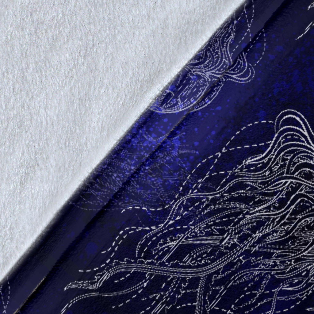 Jellyfish Pattern Print Design 02 Premium Blanket