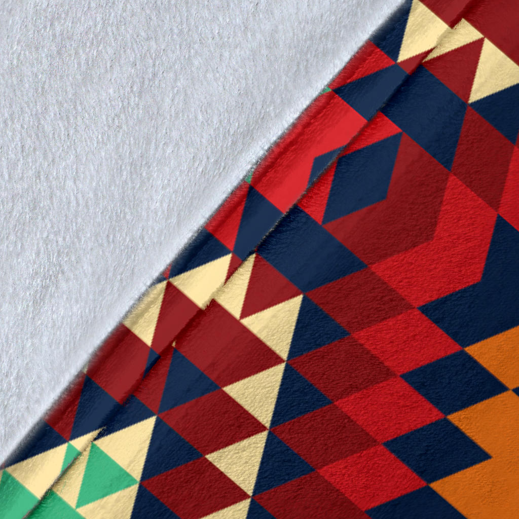 Native Pattern Print Design A07 Premium Blanket
