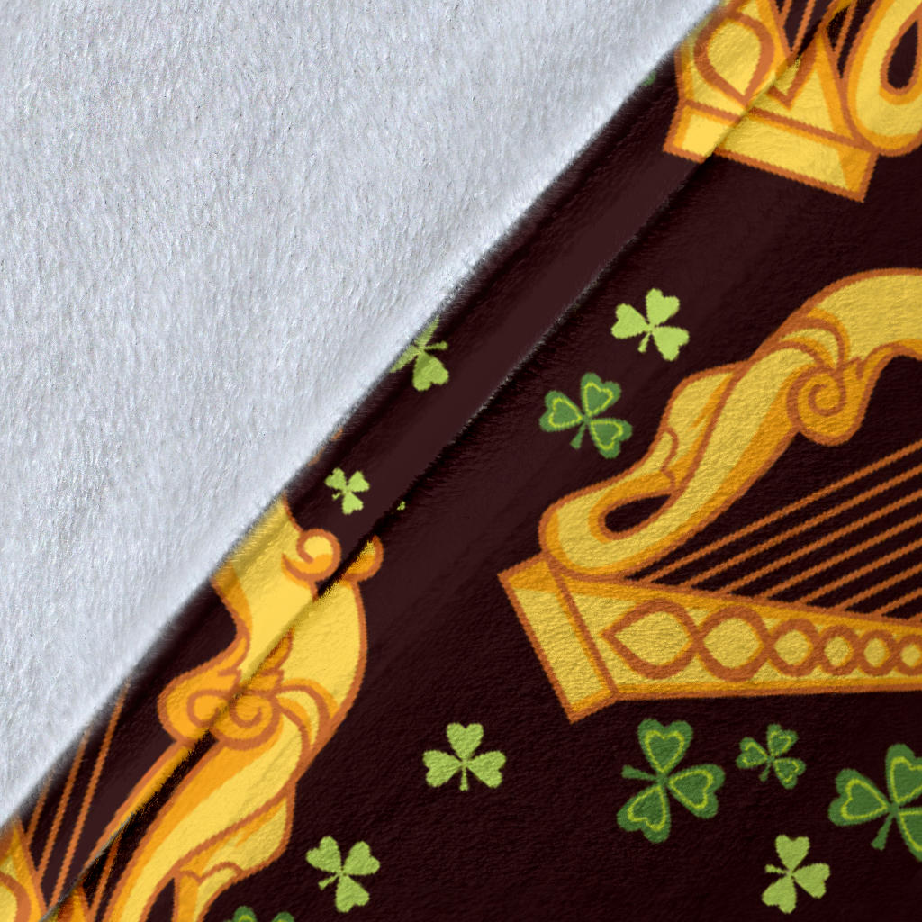 Harp Pattern Print Design 02 Premium Blanket