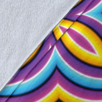 Optical illusion Pattern Print Design A03 Premium Blanket