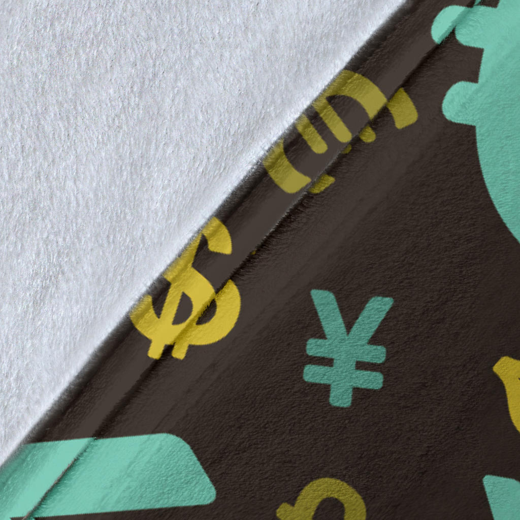 Money Pattern Print Design 01 Premium Blanket