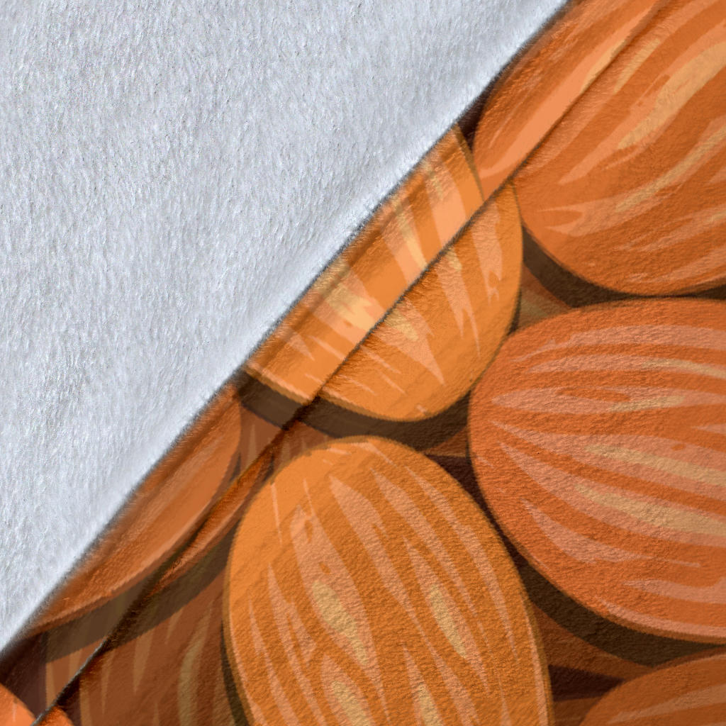 Almond Pattern Print Design 01 Premium Blanket