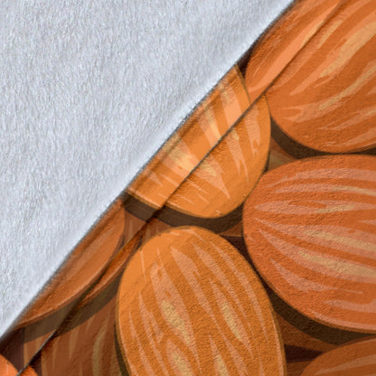 Almond Pattern Print Design 01 Premium Blanket