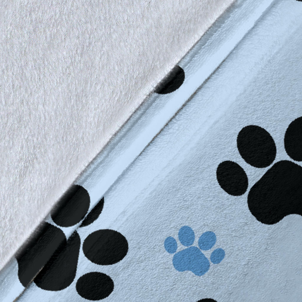 Paw Pattern Print Design A04 Premium Blanket