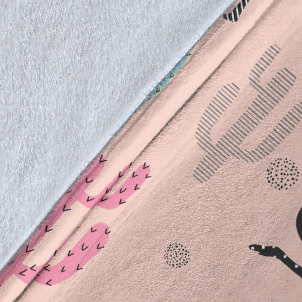 Ostrich Pattern Print Design 03 Premium Blanket