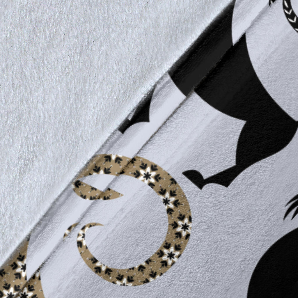 Goat Pattern Print Design 03 Premium Blanket