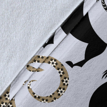 Goat Pattern Print Design 03 Premium Blanket