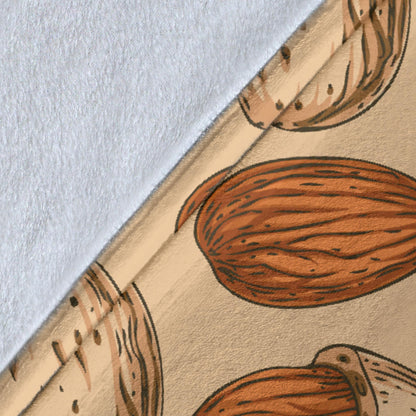 Almond Pattern Print Design 04 Premium Blanket