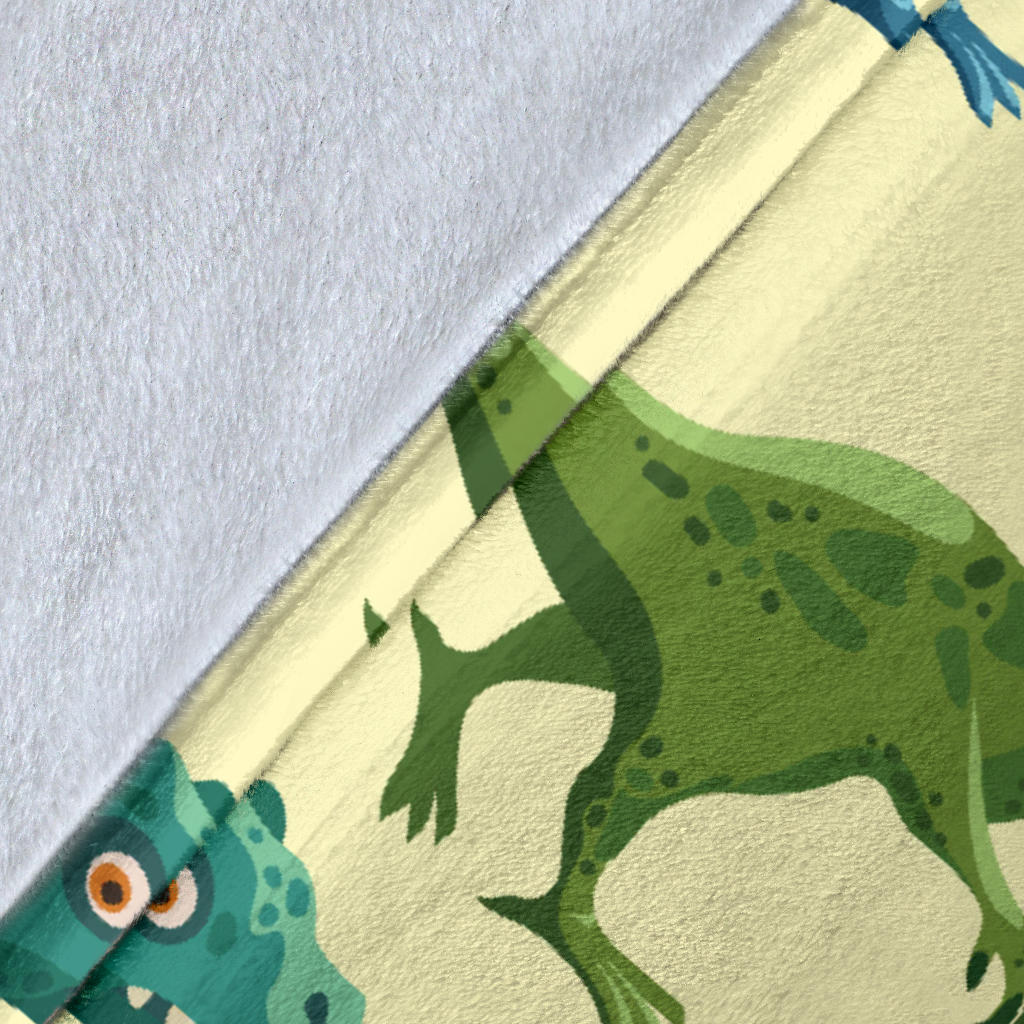 T Rex Pattern Print Design A04 Premium Blanket
