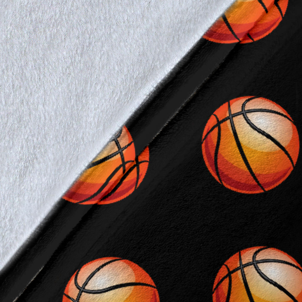 Basketball Pattern Print Design 01 Premium Blanket