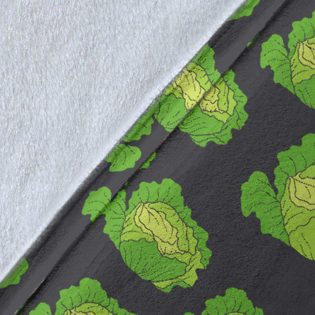 Cabbage Pattern Print Design 01 Premium Blanket