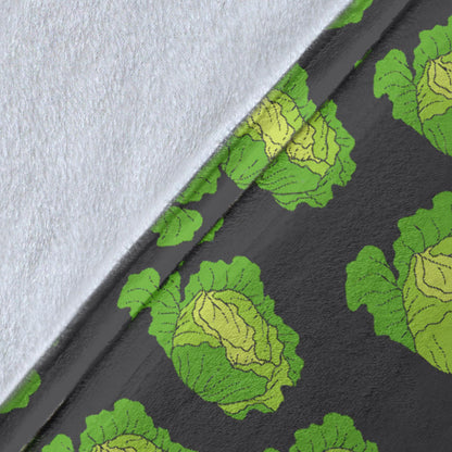 Cabbage Pattern Print Design 01 Premium Blanket