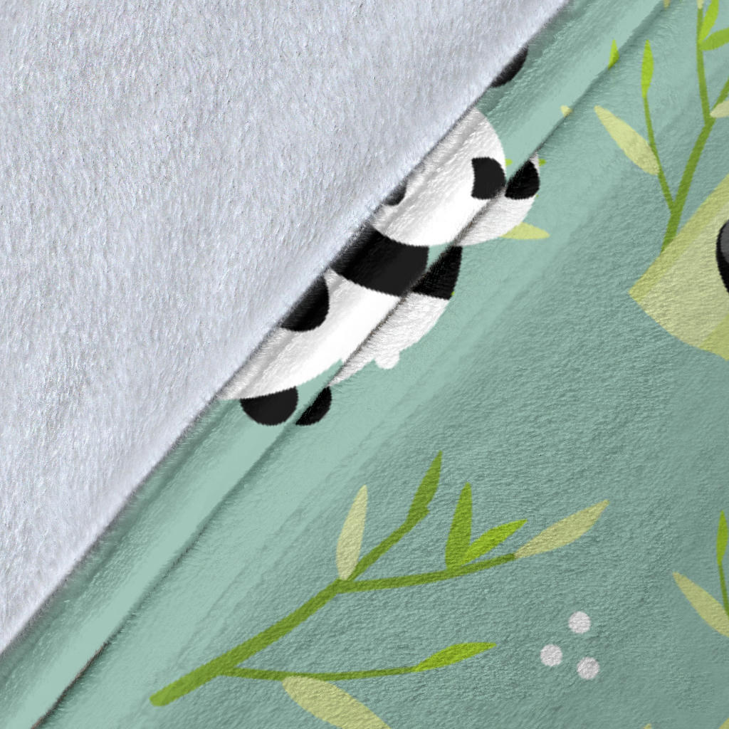 Panda Pattern Print Design A03 Premium Blanket