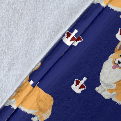 Pembroke Welsh Corgis Pattern Print Design A07 Premium Blanket