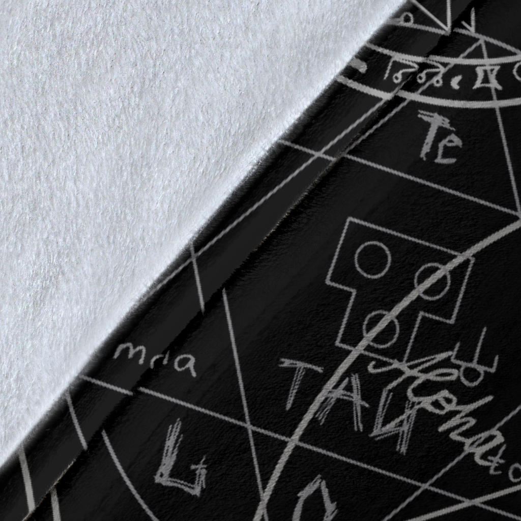 Pentagram Pattern Print Design A01 Premium Blanket