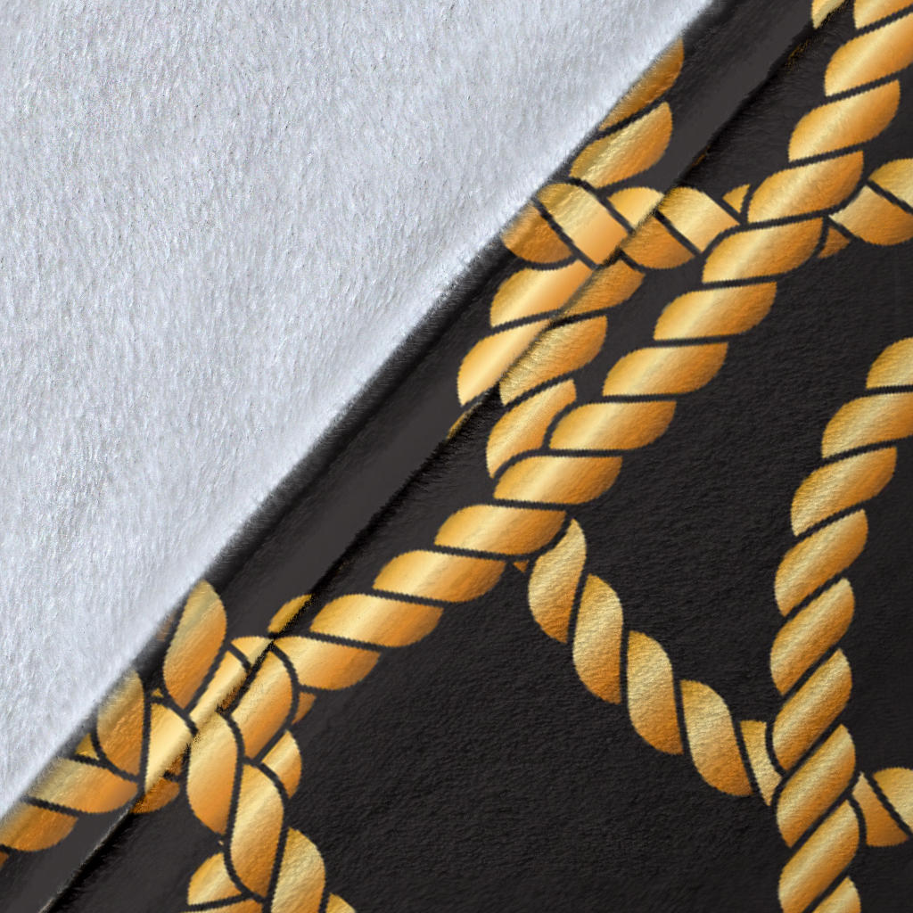 Rope Pattern Print Design A04 Premium Blanket