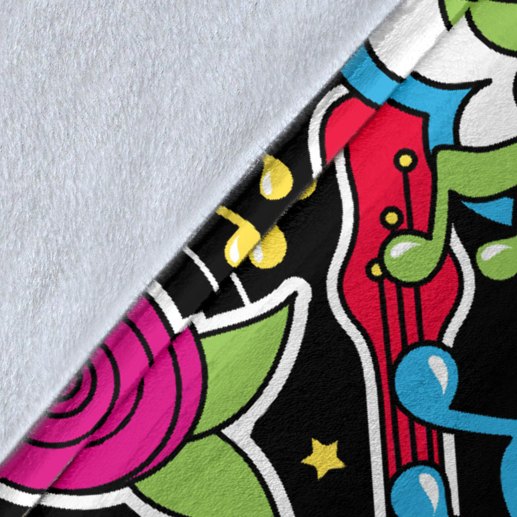 Pop Art Pattern Print Design A04 Premium Blanket