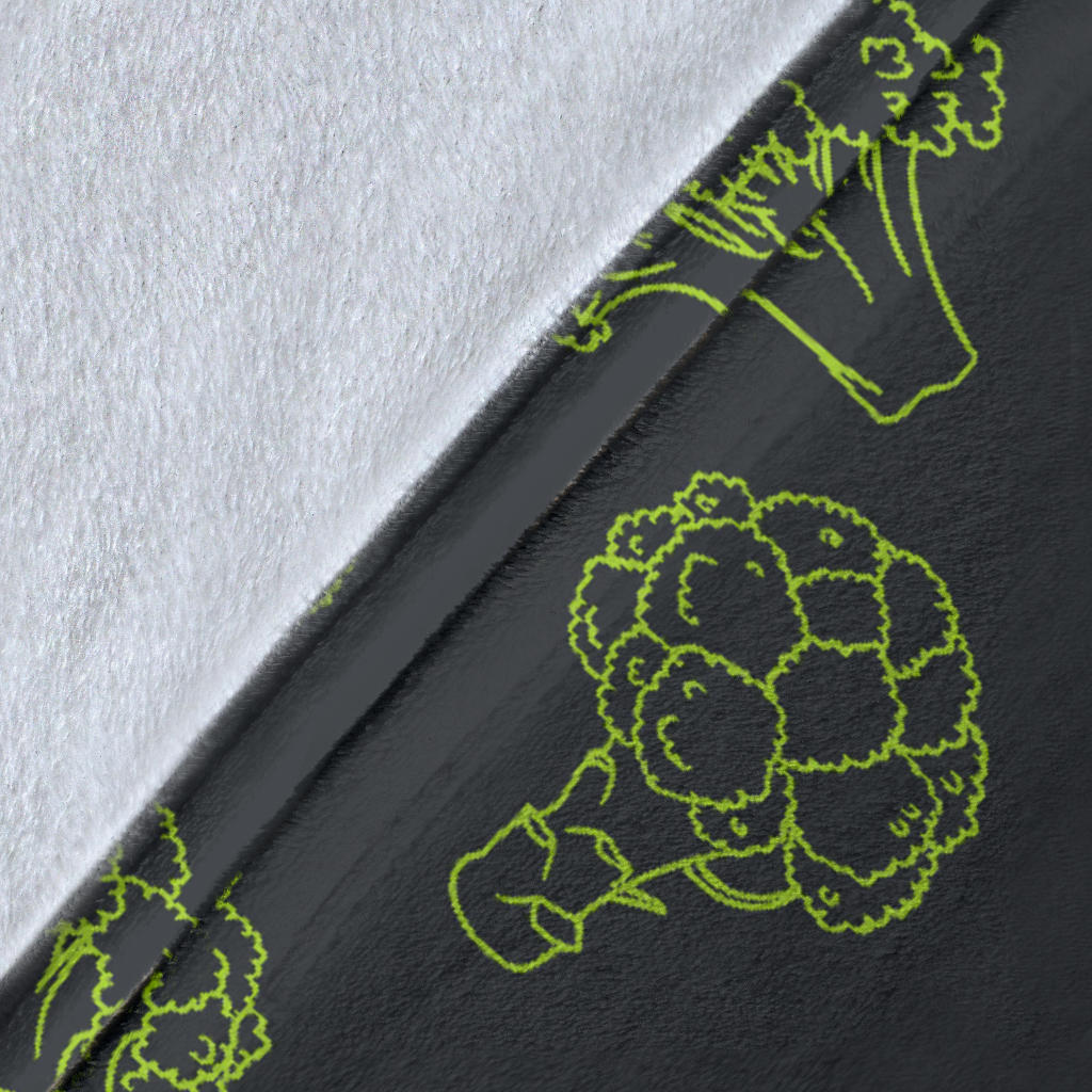 Broccoli Pattern Print Design 01 Premium Blanket
