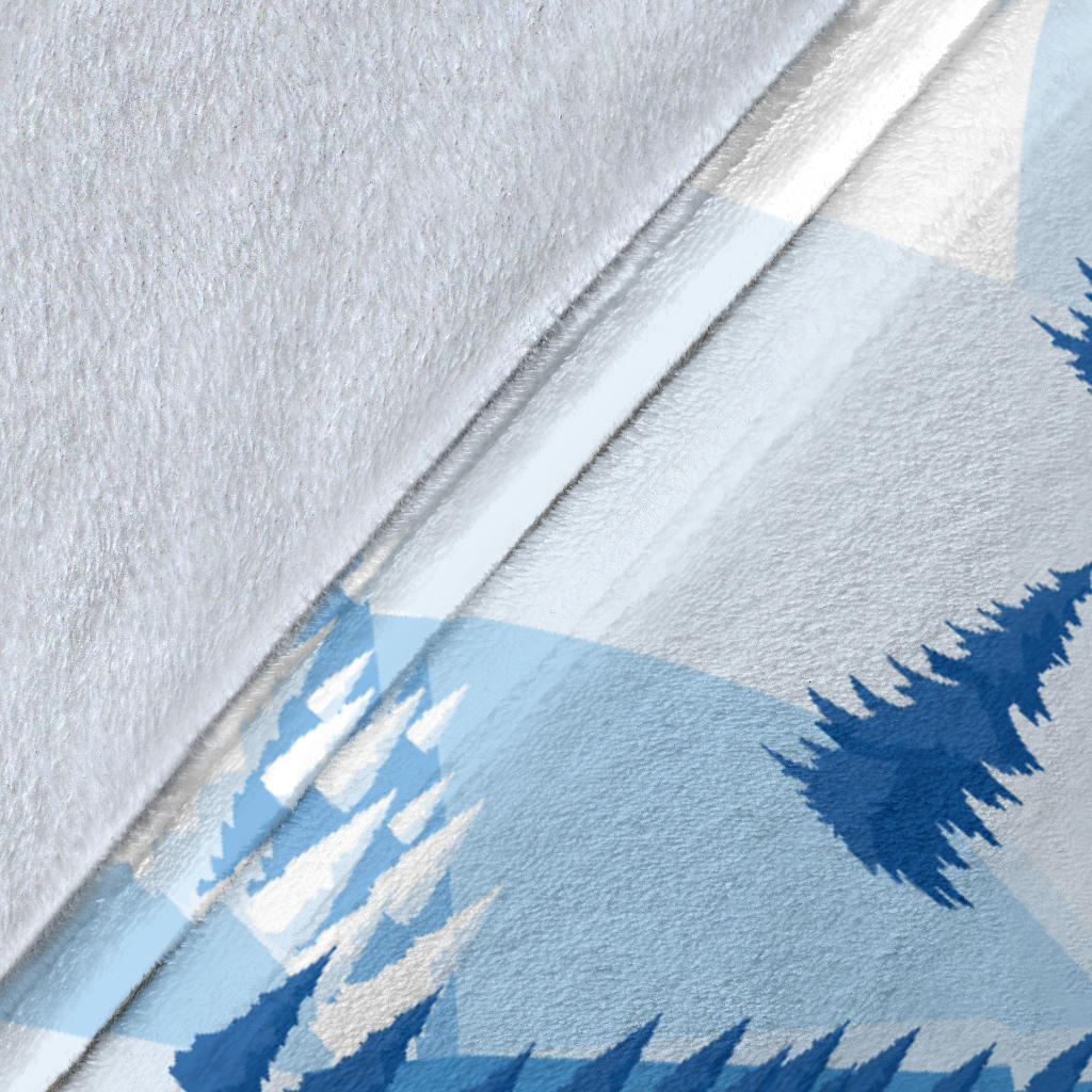 Mountain Pattern Print Design 03 Premium Blanket