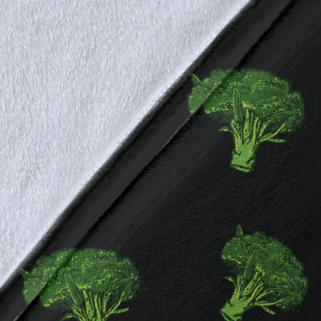 Broccoli Pattern Print Design 04 Premium Blanket