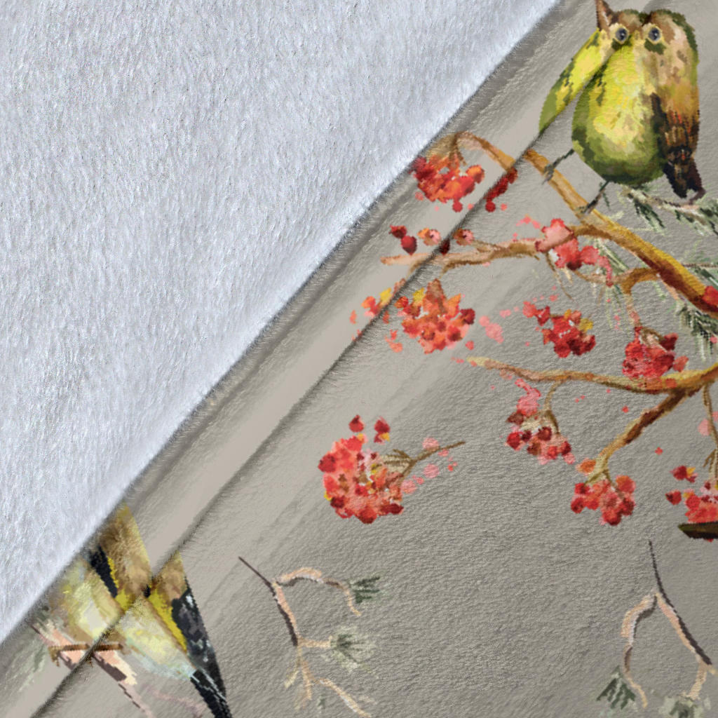 Birds Pattern Print Design 03 Premium Blanket