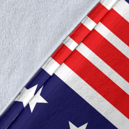 Patriotic Pattern Print Design A04 Premium Blanket