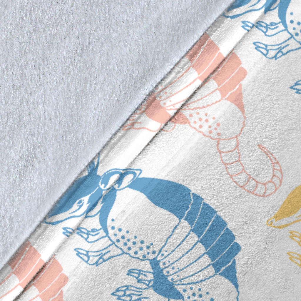 Armadillo Pattern Print Design 05 Premium Blanket